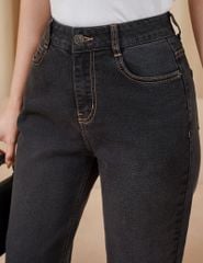 Quần jean nữ dáng baggy túi thường
