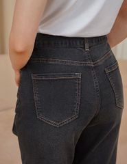 Quần jean nữ dáng baggy túi thường
