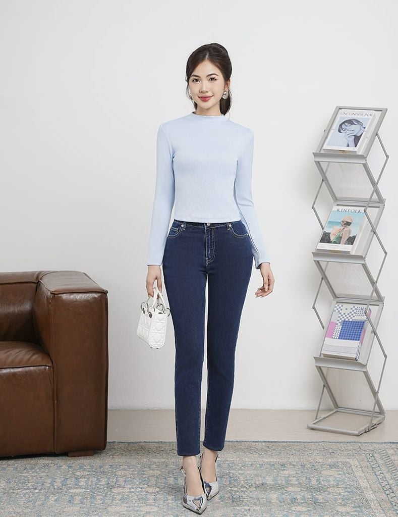 Quần jean nữ WQJ006K4