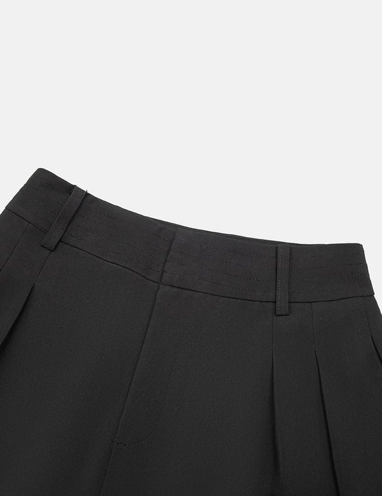 Quần short âu nữ công sở cạp diễu chỉ