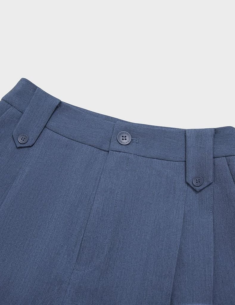 Quần short âu nữ cạp may đỉa chân nhọn