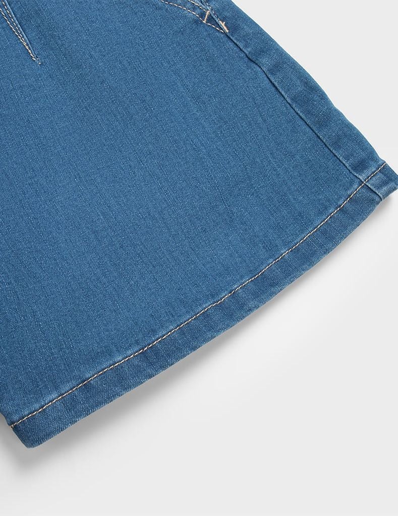 Quần short jean nữ dáng ôm vừa