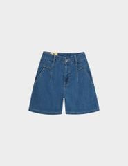Quần short jean nữ dáng ôm vừa