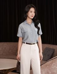 Áo sơ mi ngắn tay nữ WSS017S5