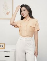 Áo sơ mi ngắn tay nữ WSS017S5