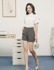 Áo sơ mi ngắn tay nữ WSS017S5