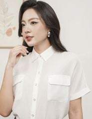 Áo sơ mi ngắn tay nữ WSS017S5