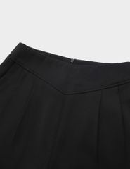 Quần âu nữ ống rộng cạp thân trước may can chữ V