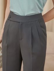 Quần âu nữ dáng baggy cạp chéo