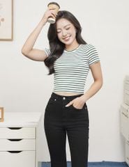 Quần jean nữ ống loe dáng ôm
