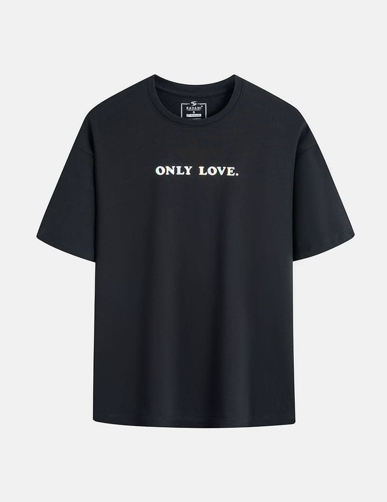 Áo t-shirt ngắn tay cổ tròn nữ in trước ngực
