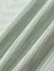 Áo t-shirt ngắn tay cổ tròn nữ phối cổ khác màu hình in nhỏ trước ngực