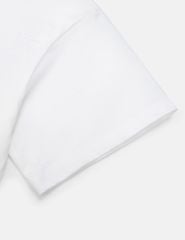 Áo t-shirt ngắn tay nữ cổ tròn in trước ngực
