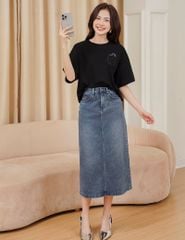 Chân váy jean nữ WVD004K5