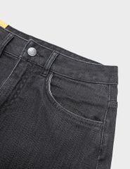 Chân váy jean dáng dài xẻ sau