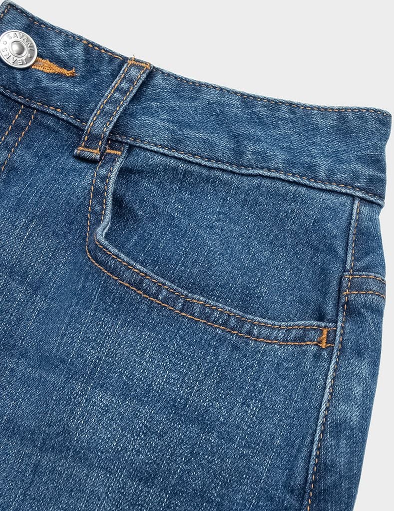 Chân váy jean nữ WVD364K4