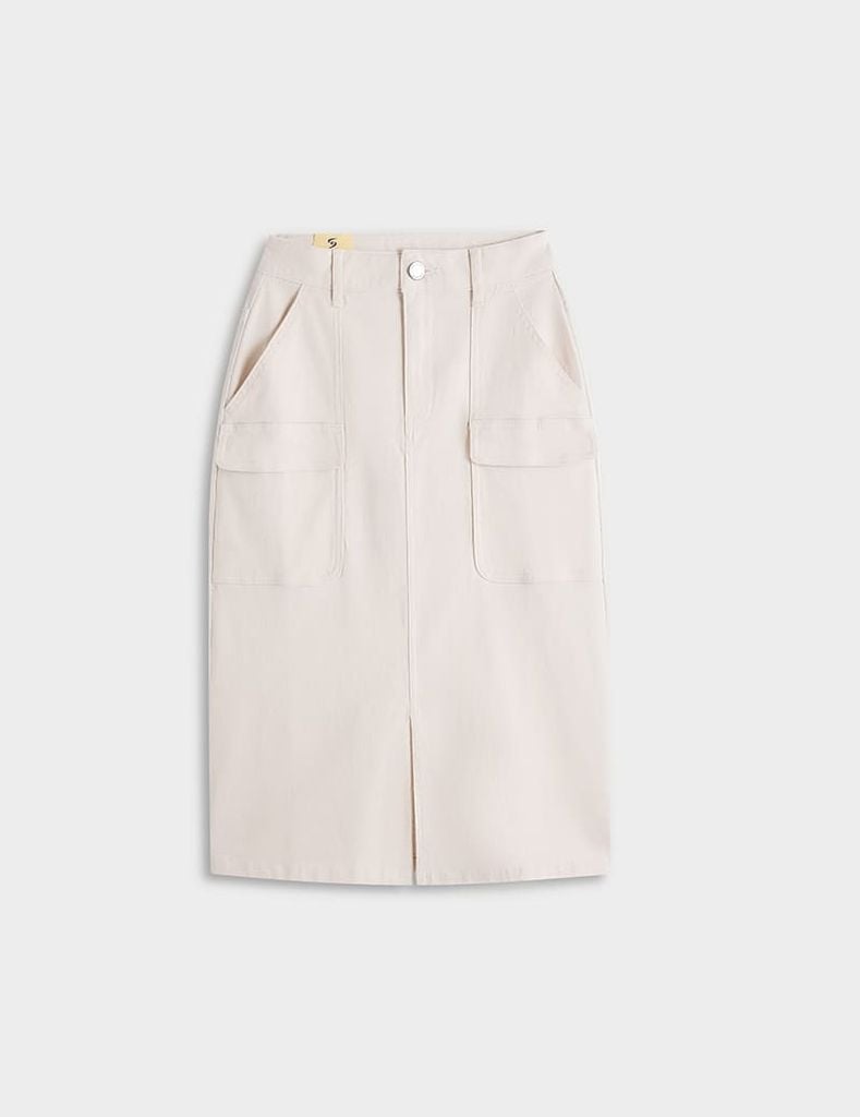 Chân váy khaki nữ WVK001K4