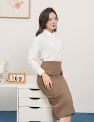 Chân váy dài công sở nữ dáng ôm