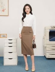Chân váy dài công sở nữ dáng ôm