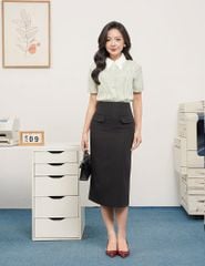 Chân váy dài công sở nữ dáng ôm
