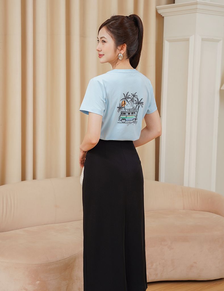 Chân váy dài công sở nữ dáng ôm