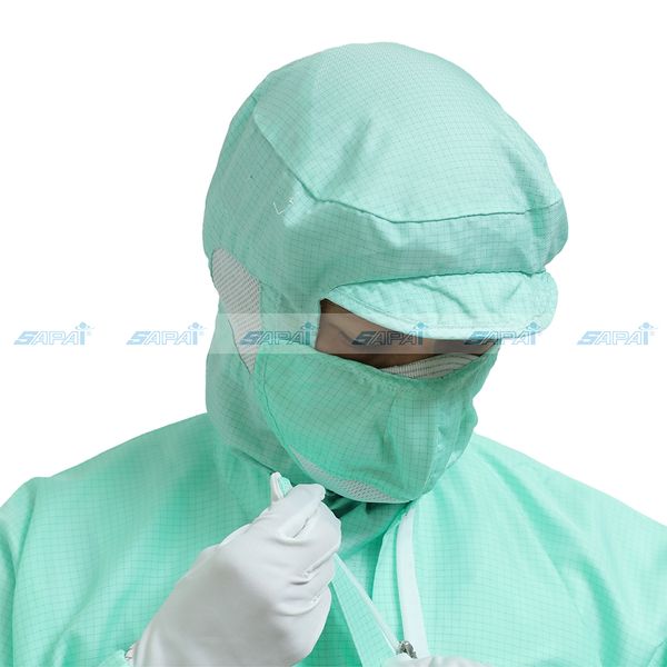 Mũ dài phủ vai kèm nón lưới HO35.01