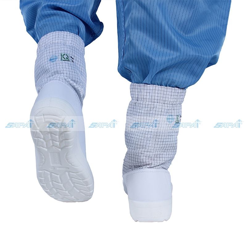 Giày ống ngắn ESD đế PU EU14