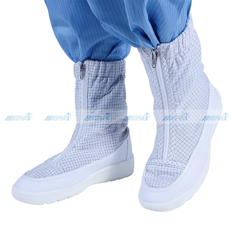 Giày ống ngắn ESD đế PU EU14