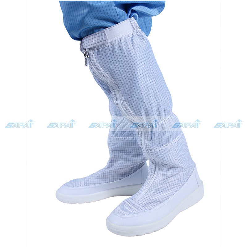 Giày ống vải 2 lớp ESD đế PU EU15