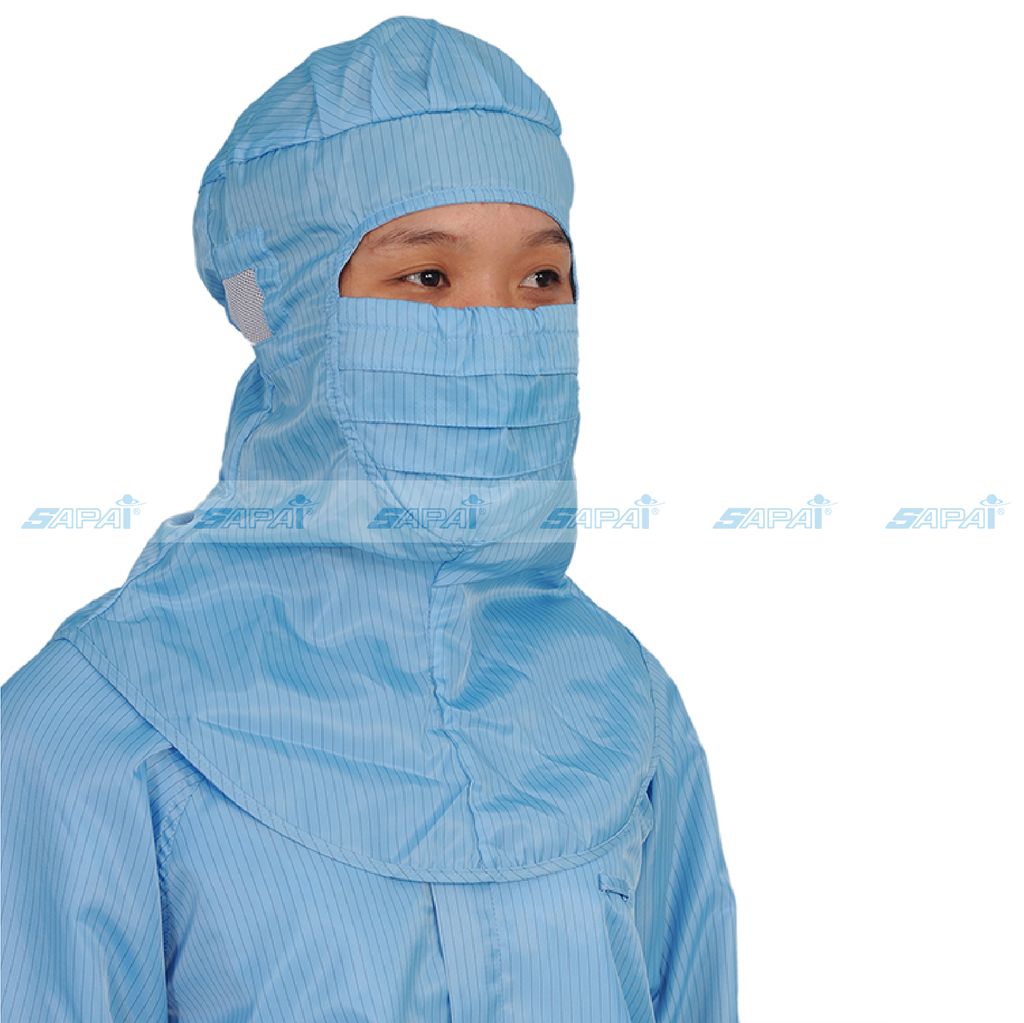 Mũ phủ vai ESD HO01 (vải sọc)
