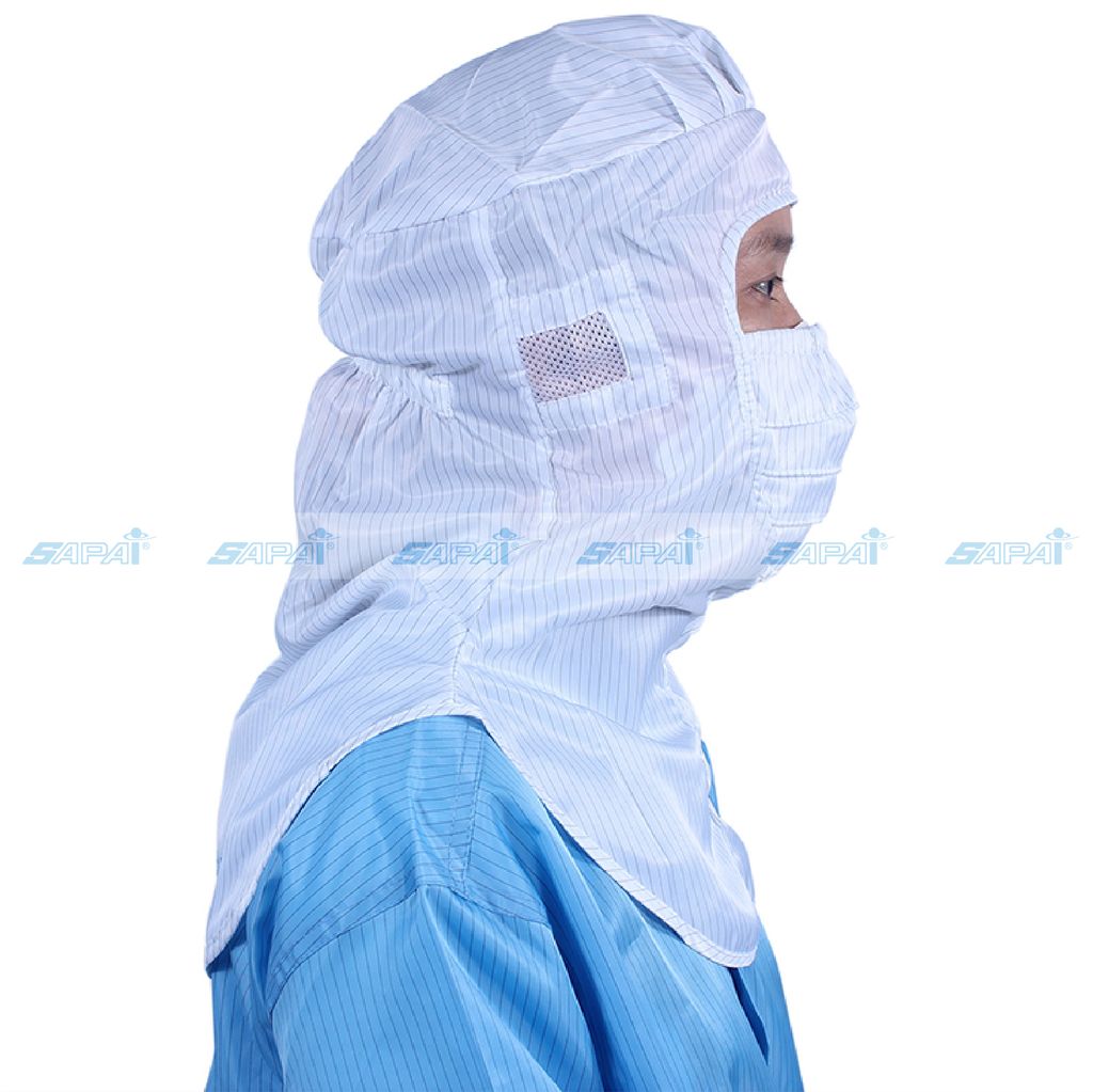 Mũ phủ vai ESD HO01 (vải sọc)