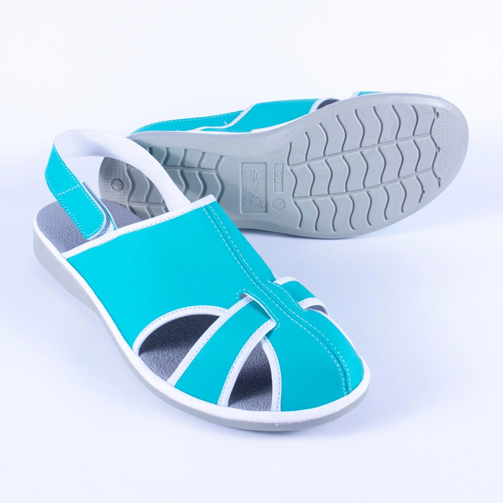 Sandal 4 lỗ quai ngang đế PU NM31