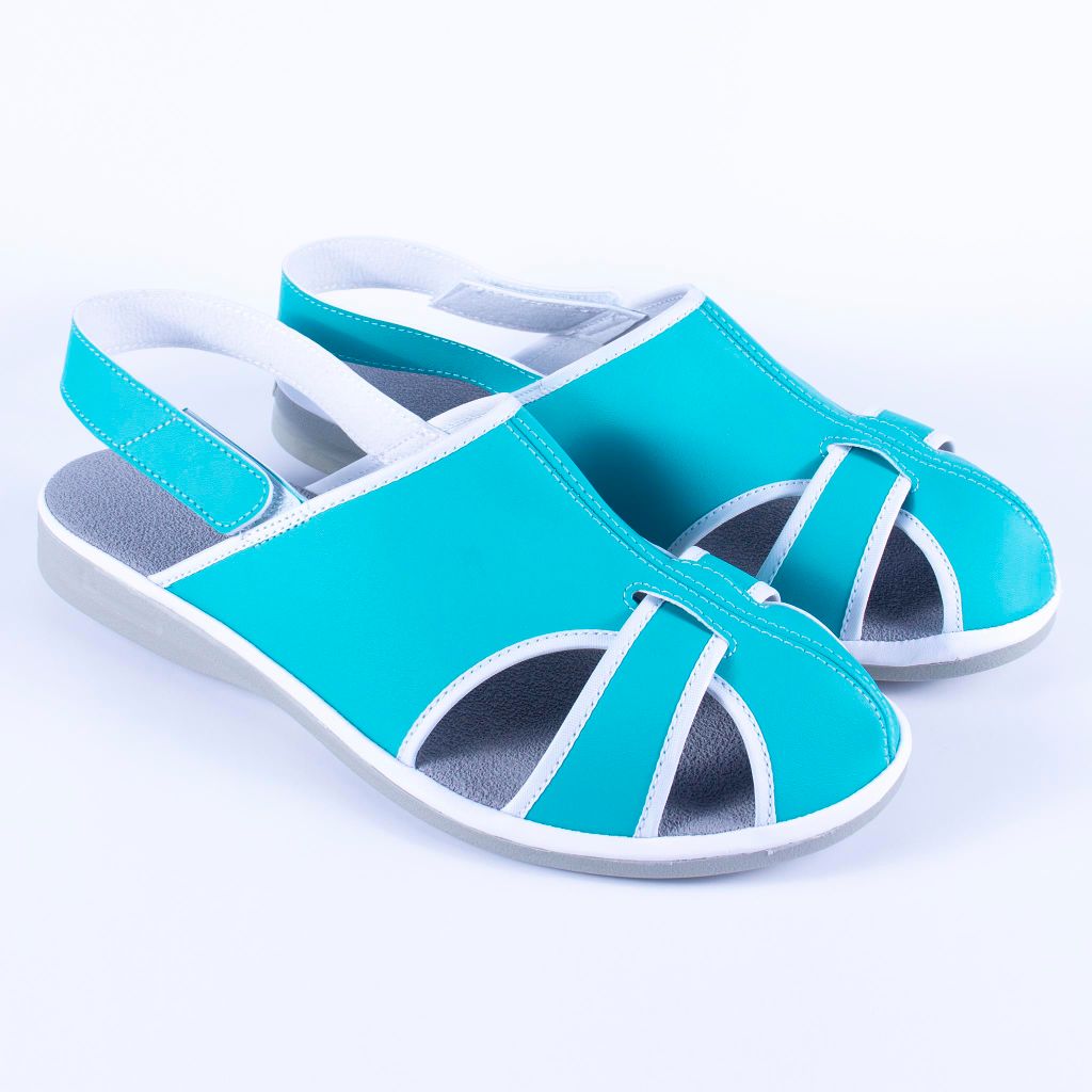 Sandal 4 lỗ quai ngang đế PU NM31
