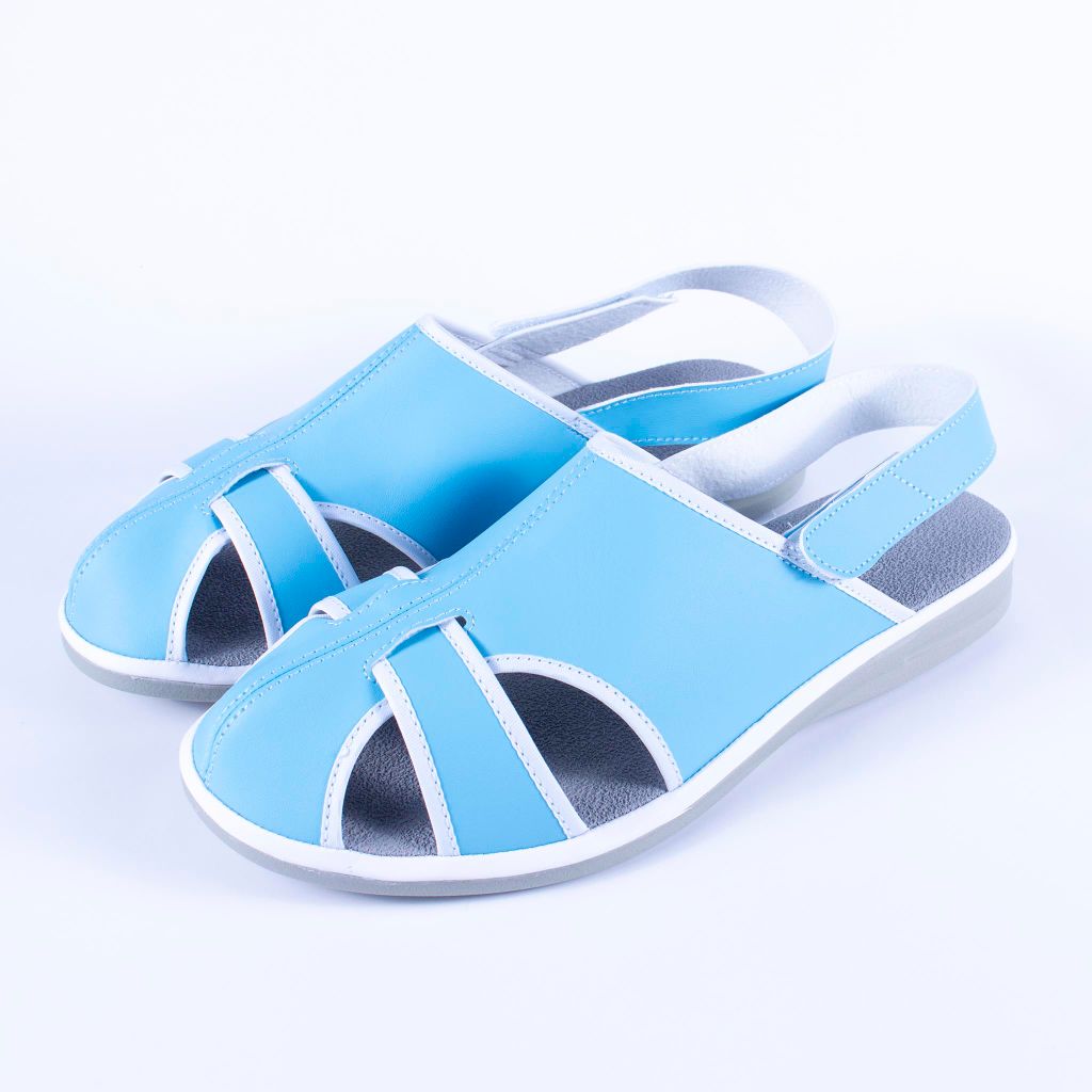 Sandal 4 lỗ quai ngang đế PU NM31