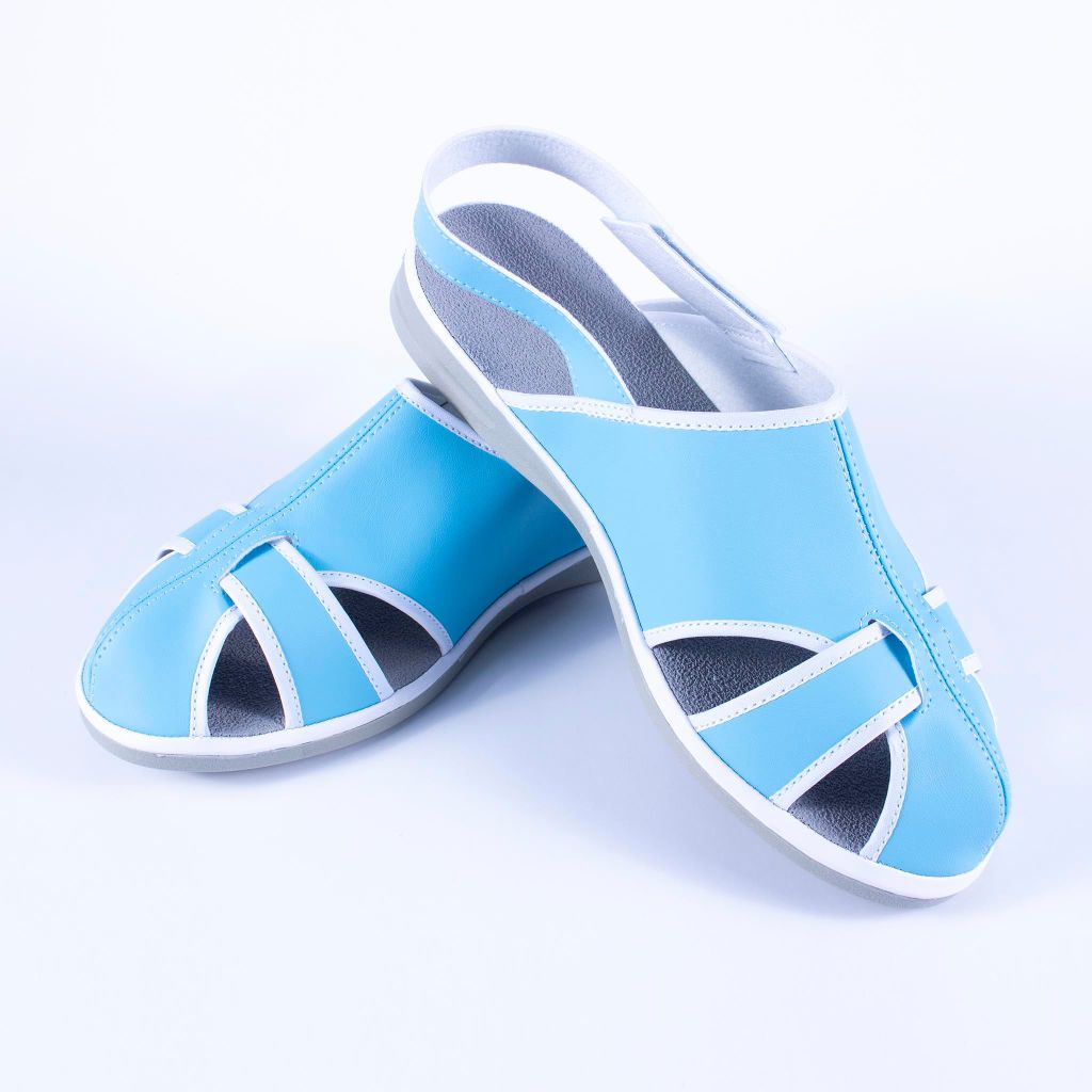 Sandal 4 lỗ quai ngang đế PU NM31