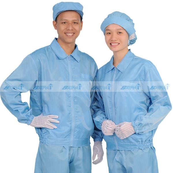 Áo khoác ngắn ESD JK28 (vải sọc)