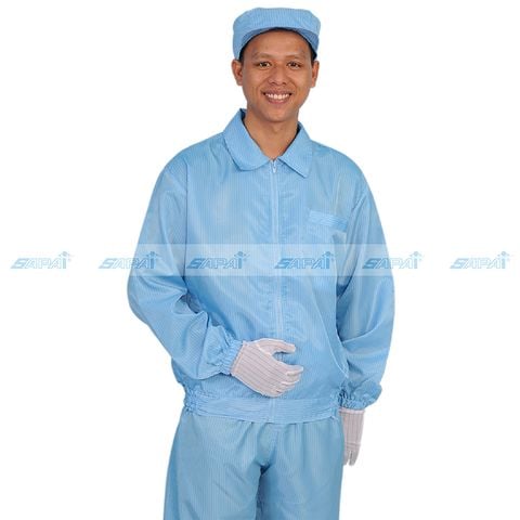 Áo khoác ngắn ESD JK28 (vải sọc)