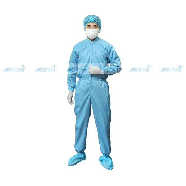 Áo liền quần không mũ chịu nhiệt hấp tiệt trùng JUP01.05