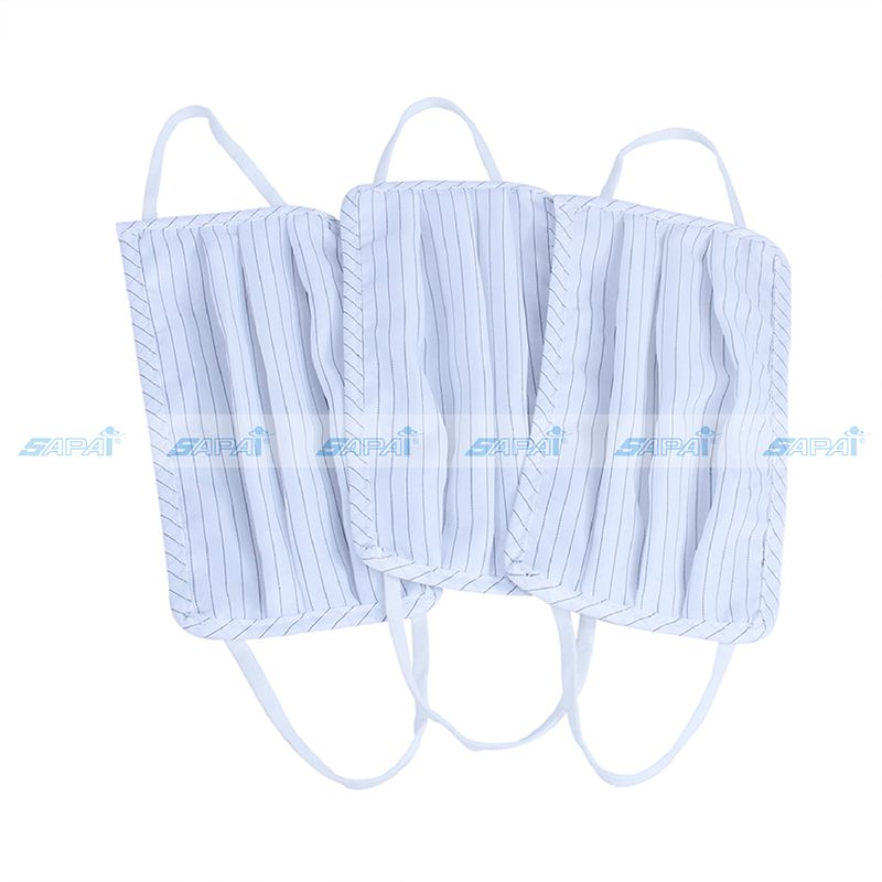 Khẩu trang ESD, đeo tai MA05-02 - vải sọc