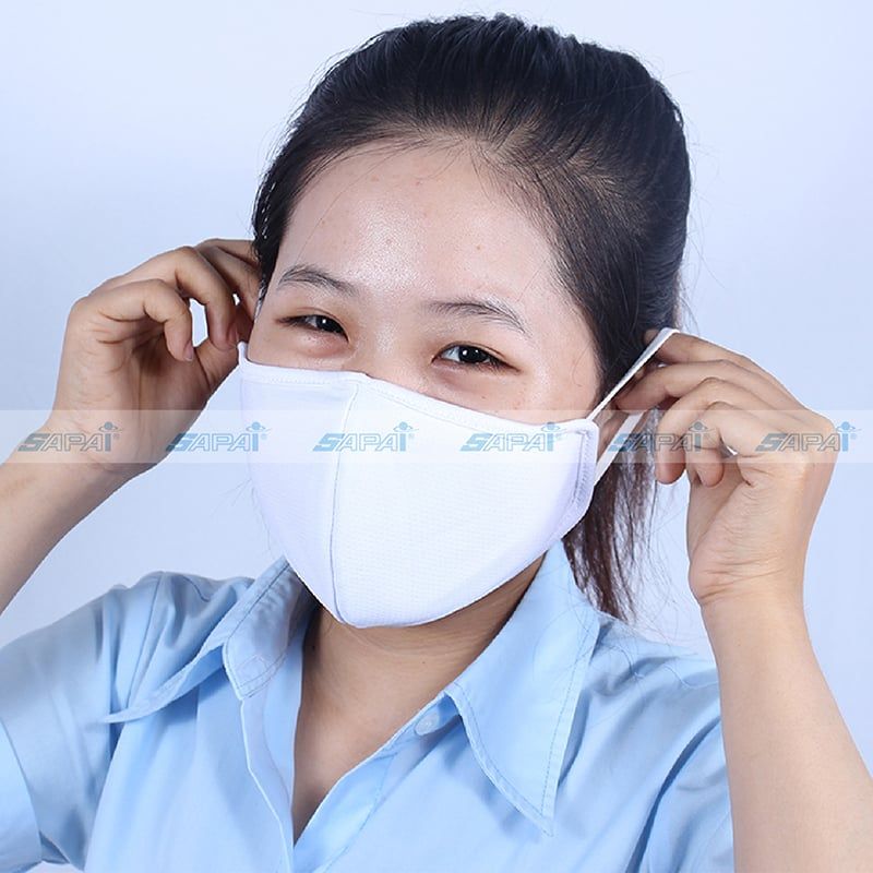 Khẩu trang ESD, đeo tai MA07 (vải thun mè)