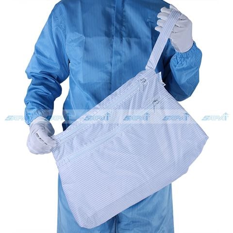 Túi vải ESD, có quai xách OT38 (vải sọc)
