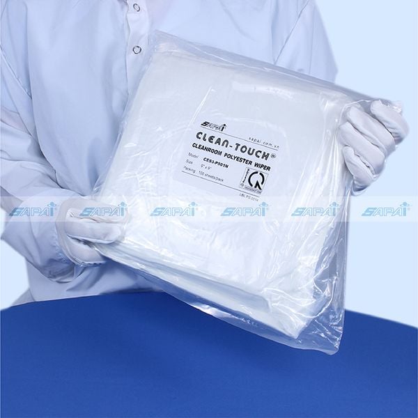 Khăn lau phòng sạch vải Polyester PS01N