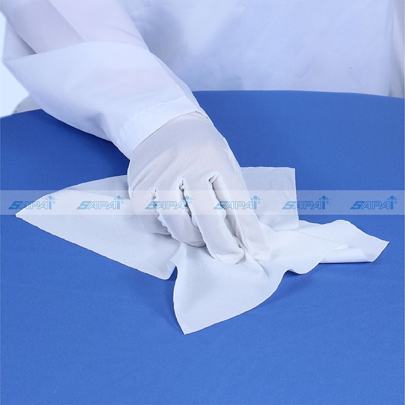 Khăn lau phòng sạch vải Polyester PS01N