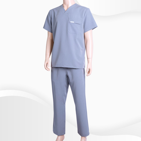 Srcub nam cổ chữ V, túi hộp
