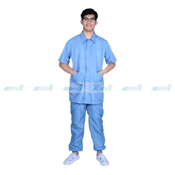 Áo khoác dài + quần dài chống tĩnh điện SM14 + TR23.04