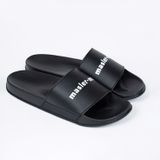 Dép da quai ngang nam nữ Unisex Slipper M Masler-MT màu đen có lớp đế êm chân thoải mái, bền bỉ và siêu nhẹ MT2 