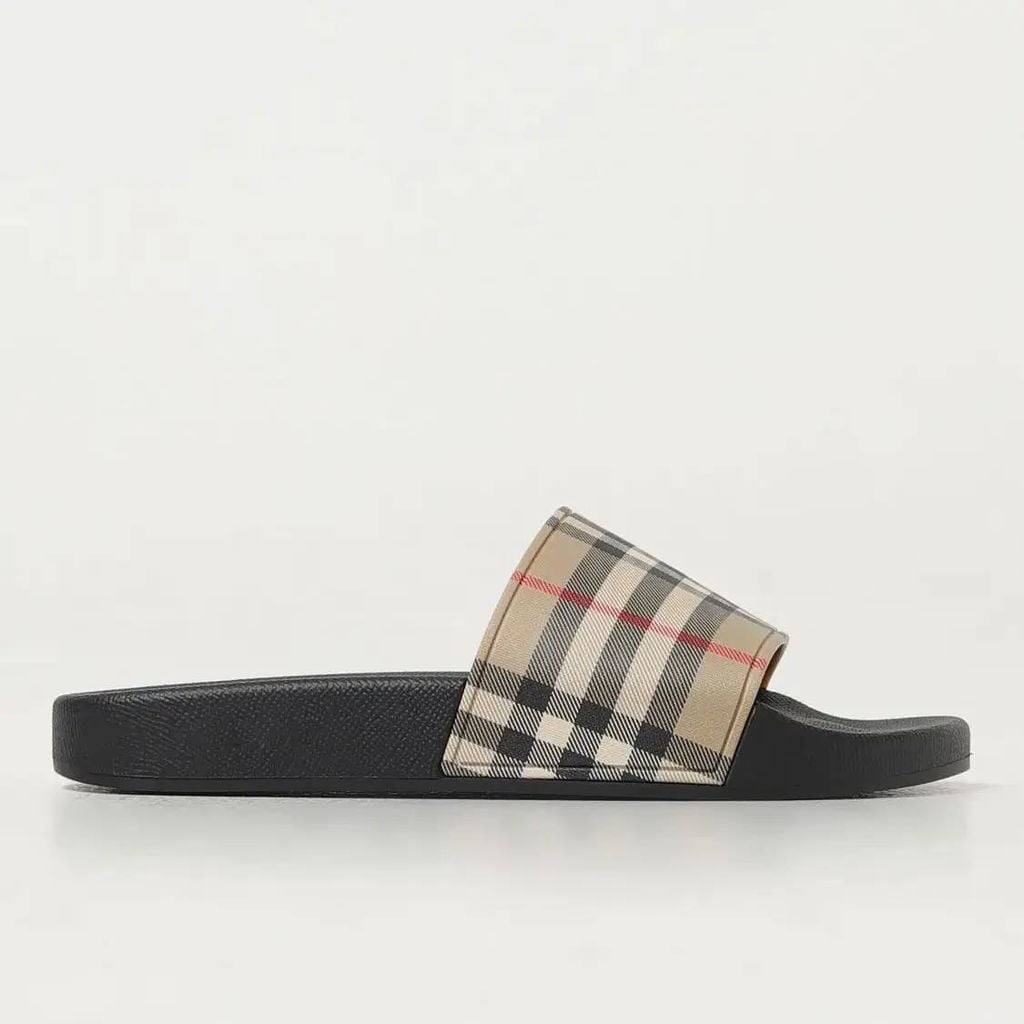  Dép quai ngang nam nữ Unisex Slipper họa tiết sọc caro M Masler-MT với đế IP siêu nhẹ và quai chống nước BB 