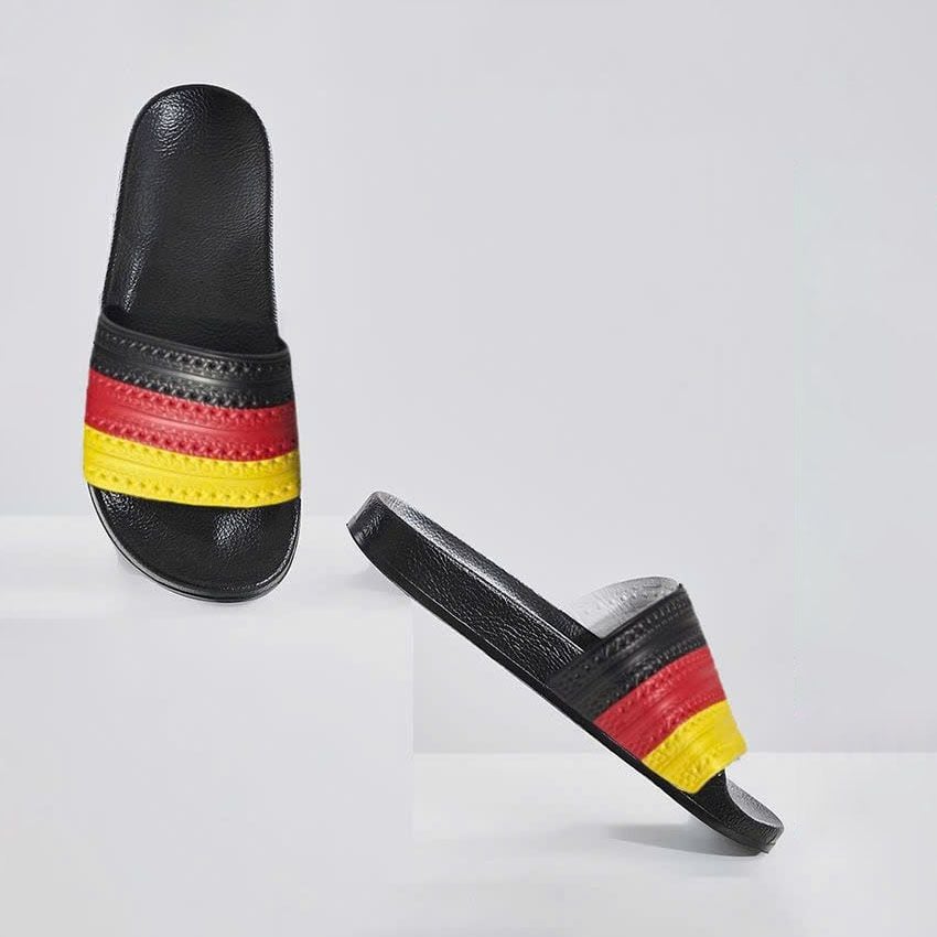  Dép quai ngang nam nữa Unisex Slipper M Masler-MT cờ Germany với lớp quai êm chân và đế chống trơn GER 