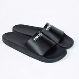  Dép da quai ngang nam nữ Unisex Slipper M Masler-MT màu đen với lớp đế IP chống trơn trượt và quai êm chân MT5 