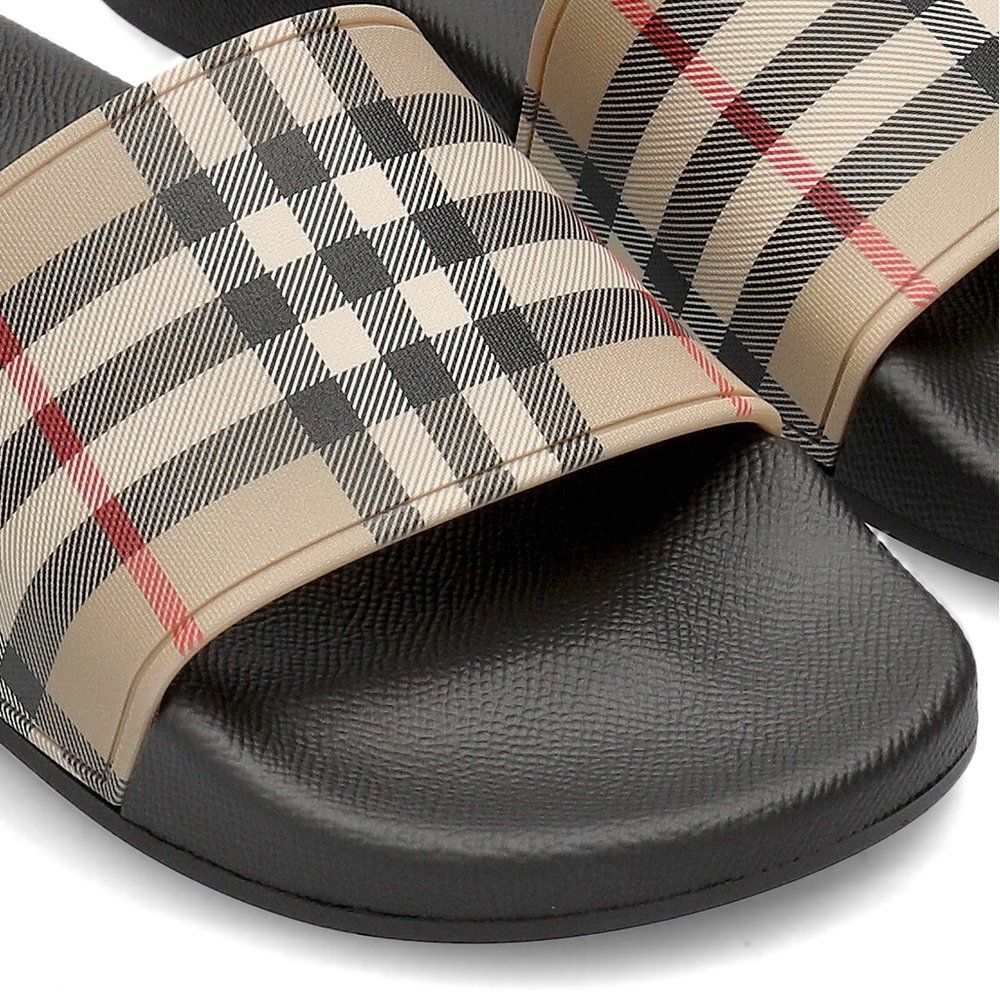  Dép quai ngang nam nữ Unisex Slipper họa tiết sọc caro M Masler-MT với đế IP siêu nhẹ và quai chống nước BB 